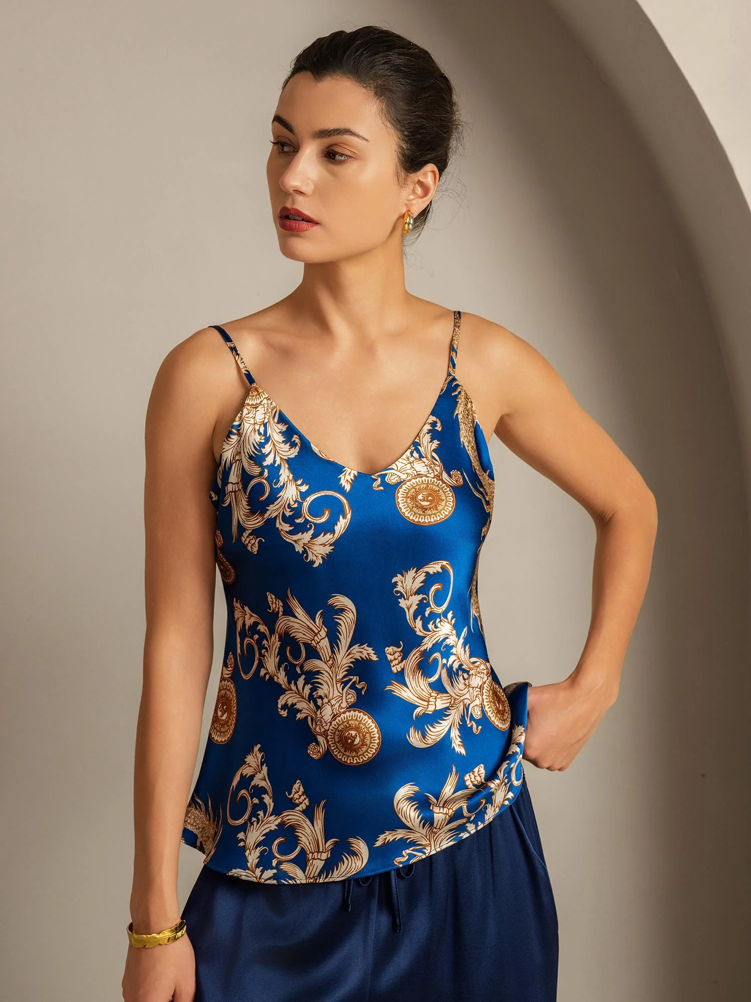 Silk Camisole Tops